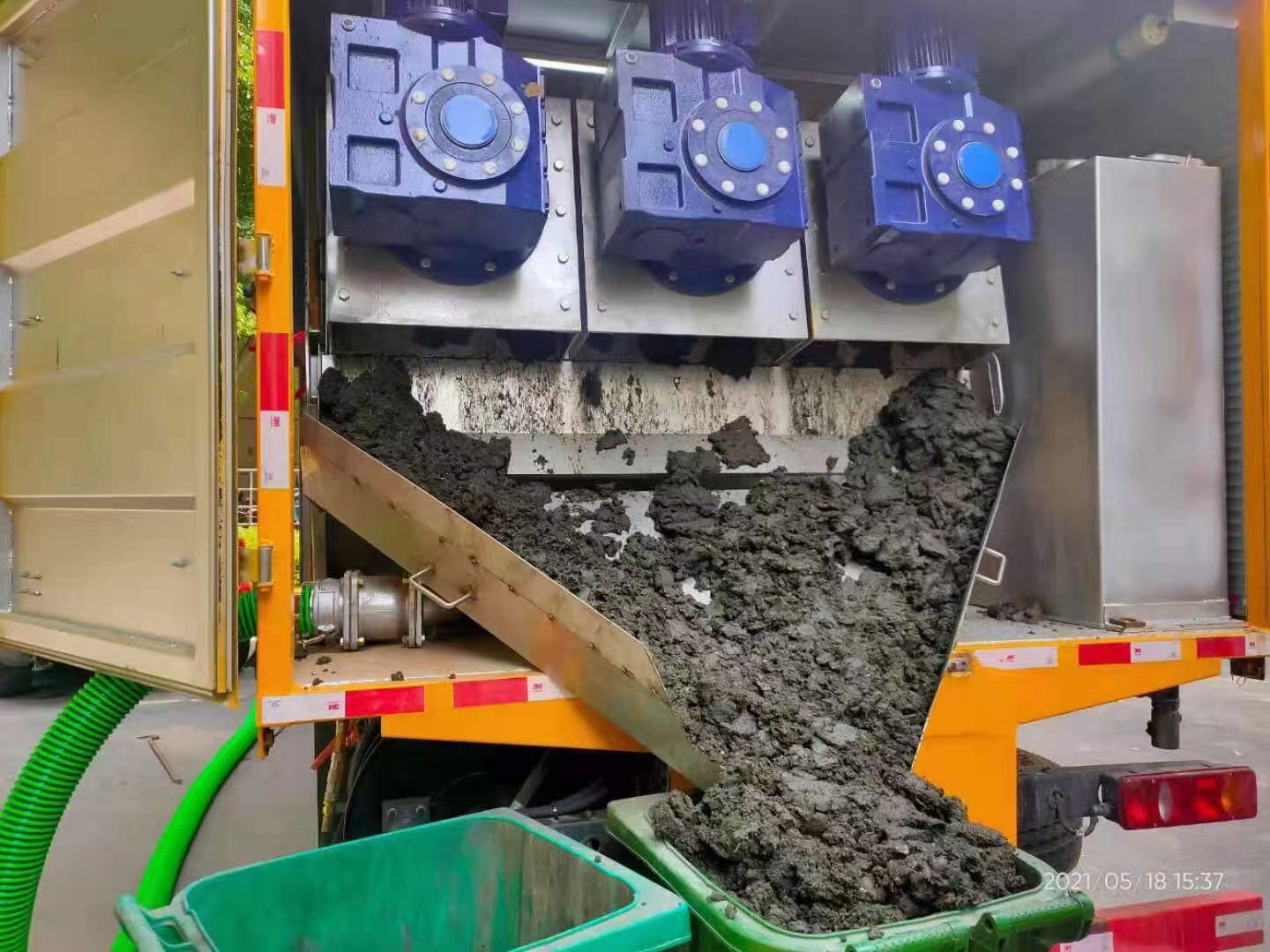 旌阳化粪池清掏城市维护站-泥浆净化干湿分离处理